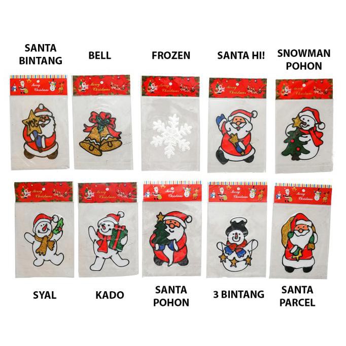 

Sticker Natal Timbul / stiker natal / stiker natal untuk kaca-Hiasan - SantaParcel