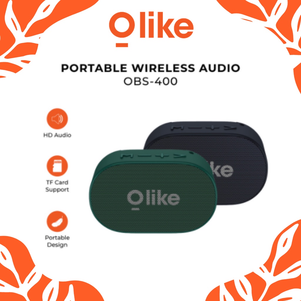 SPEAKER BLUETOOTH WIRELESS Olike OBS400 ( Model Oase KS1 ) HD Audio TF Card Support - Portable Wirel