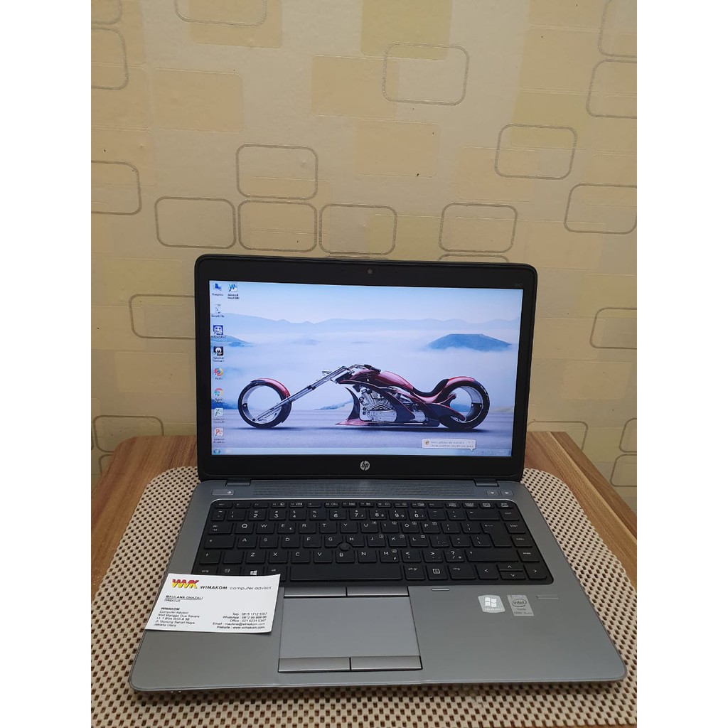Laptop HP ELITEBOOK 840 core i5 gen5 8gb 500gb 14inc 2nd mulus garansi