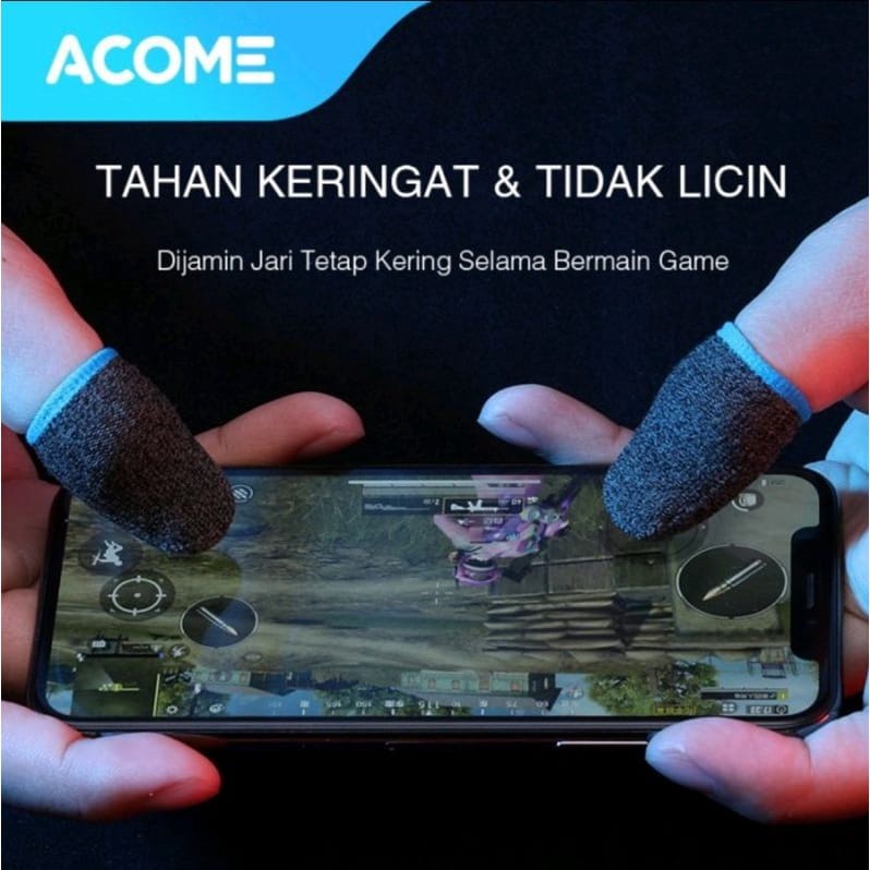 C_    New Acome AFS01 Sarung Jari Gaming Controller Touch Screen