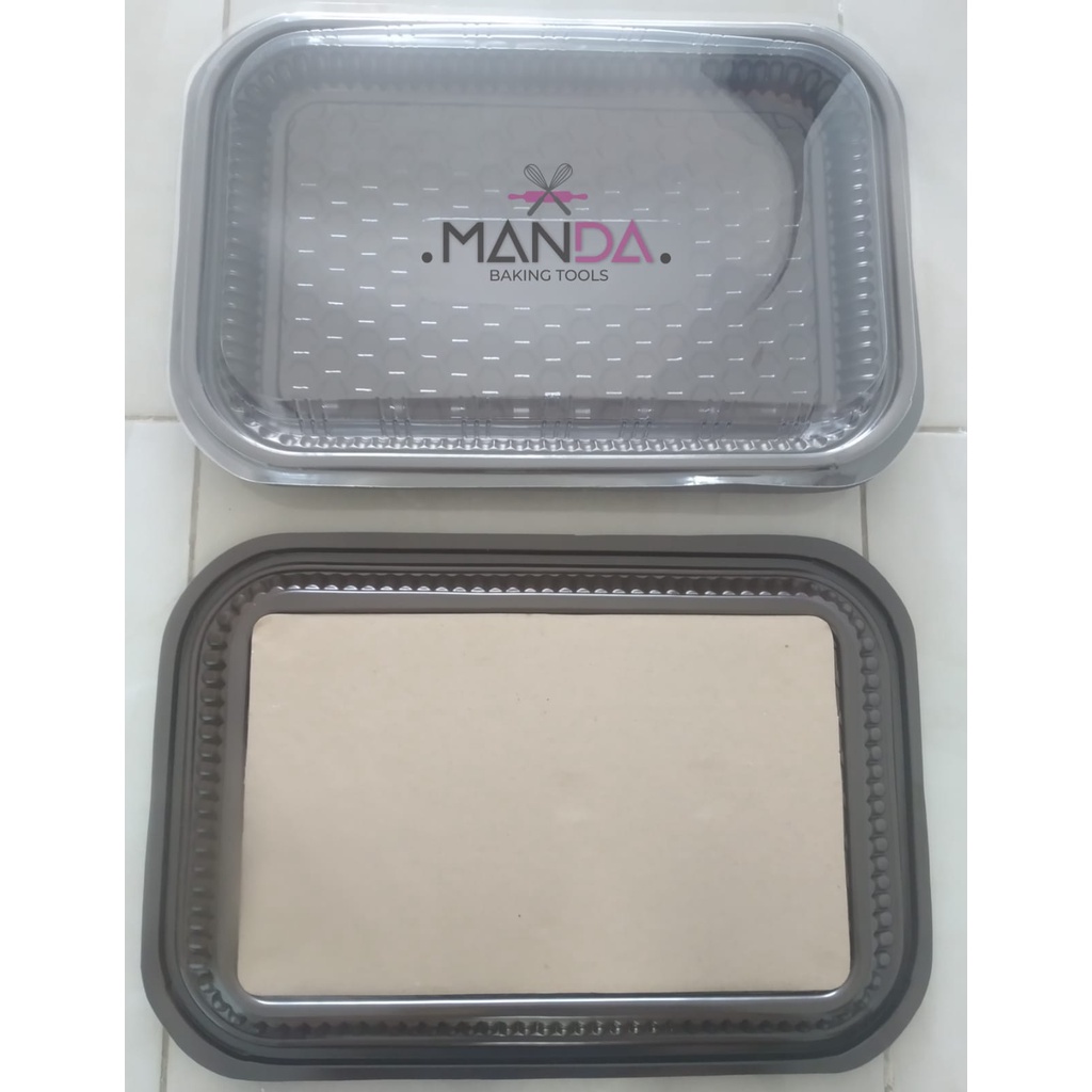 

Mika nampan jumbo mika kue ukuran 40 x 27 cm besar mika hantaran kue 5 pcs