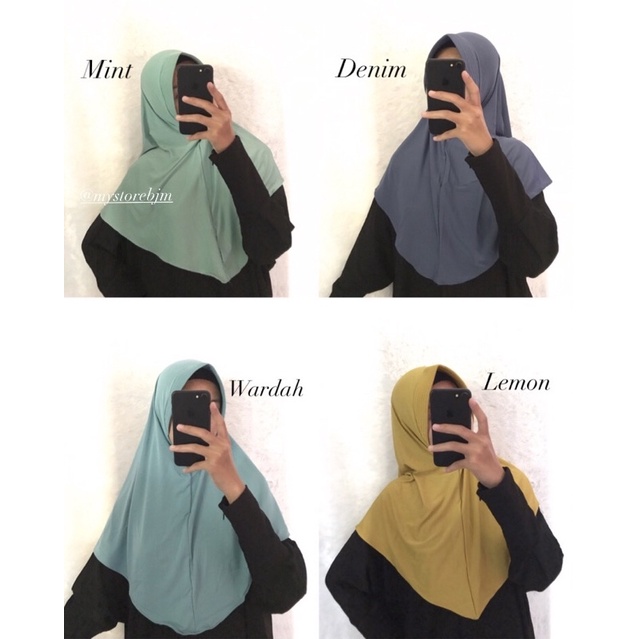 [SIAP KIRIM] BERGO JERSEY GRADE A MENUTUP DADA  / JILBAB SEKOLAH / HIJAB SPORT PANJANG / BERGO PET /