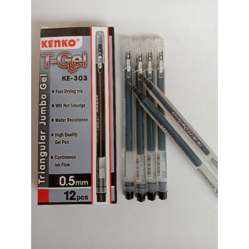 

PULPEN GEL KENKO T - GEL KE - 303 ( isi pcs ) 0,38 mm