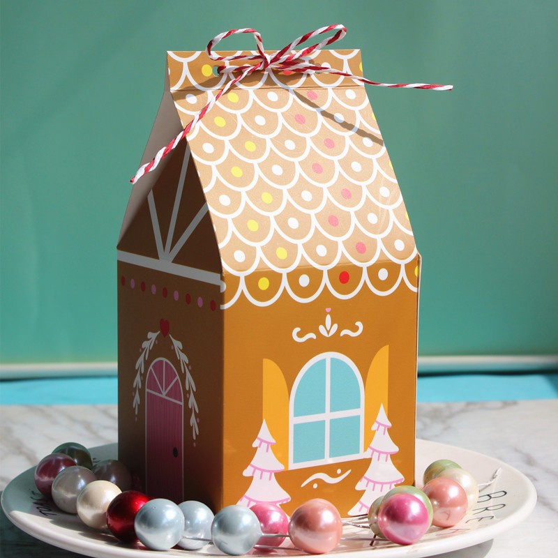 BXGB paperbag gingerbread house box kotak natal christmas bingkisan