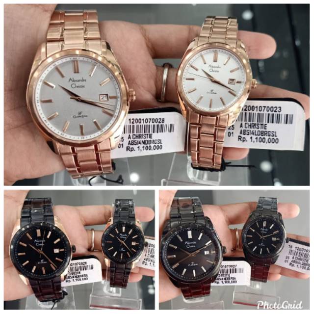 JAM TANGAN COUPLE ALEXANDRE CHRISTIE AC 8514 / AC8514 COUPLE ORIGINAL