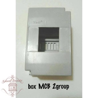 MCB BOX 2 GROUP / 2 LUBANG / 2 DEIVCE  [ ALLISON/ BROCO / DEXICON / CLIPTON ] RUMAHAN MCB SEKRING