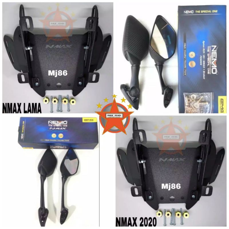 BREKET SERPO NMAX LAMA / NMAX NEW 2020 + SPION R25