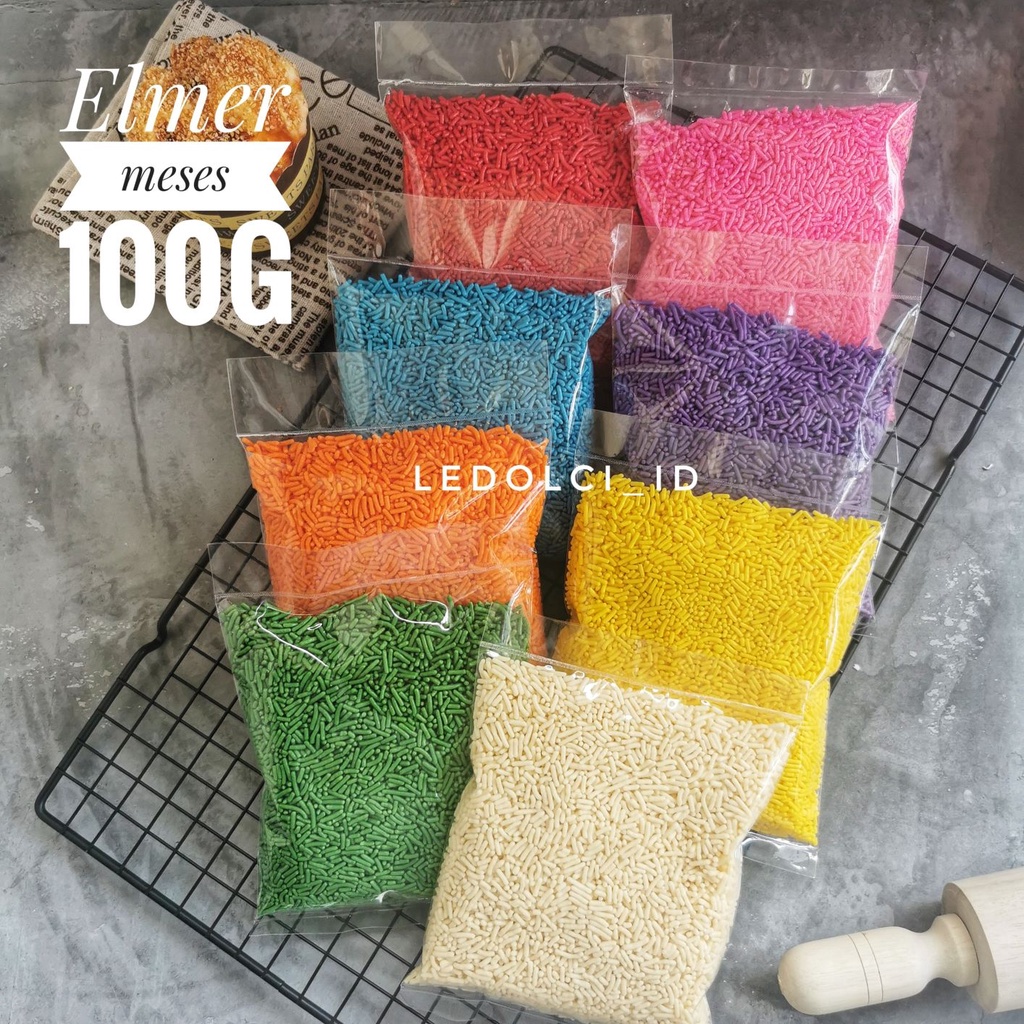

ELMER MESES MEISES WARNA WARNI KEMASAN 100 GRAM