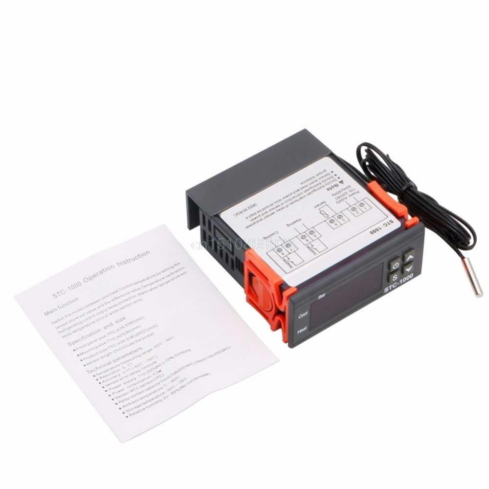 Aquarium Digital Temperature Controller with Sensor - STC-1000 ( Mughnii )