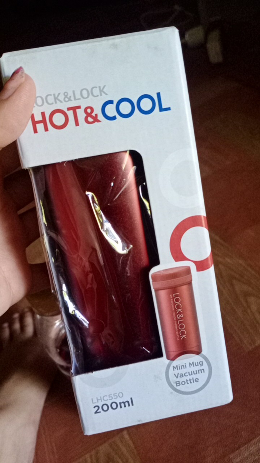 Lock & Lock Hot And Cool Tumbler Mini Mug 200ml Termos Thermos Panas Vacum Original