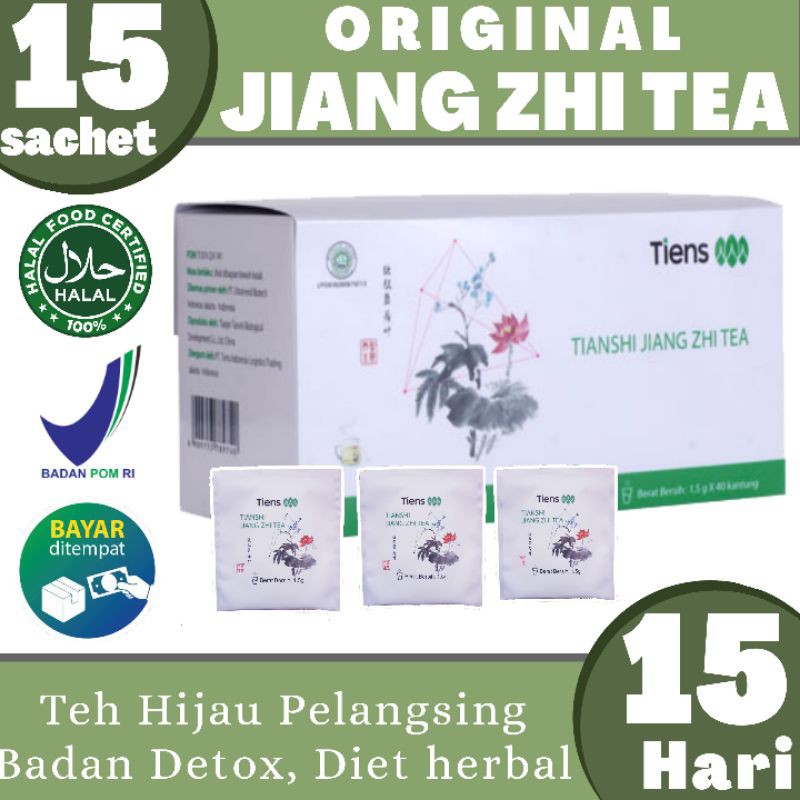 JIANG ZHI TEA - Teh Hijau Tianshi 100% ORIGINAL - Teh Pelangsing Herbal