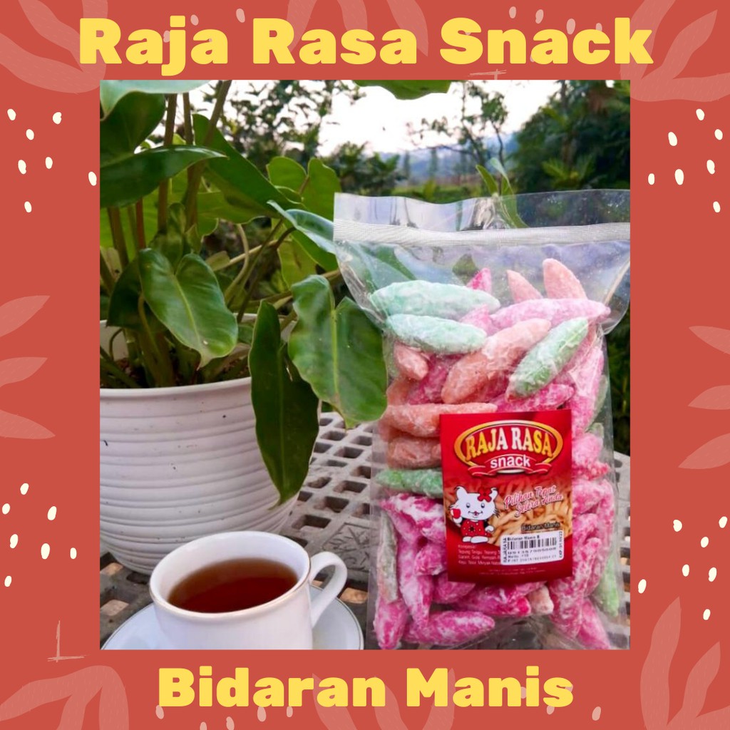 

[RAJA RASA SNACK] Bidaran Manis Raja Rasa / Cemilan Camilan Serba 12.000 / Makanan Ringan 12 Ribu