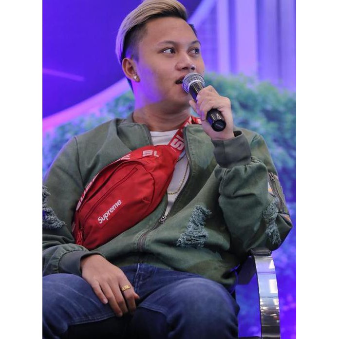 Barang Berkualitas WAISTBAG SUPREME SS18 / TAS SELEMPANG SUPREME SS18 - MERAH CUCI GUDANG