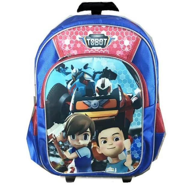 Tas Trolley Sekolah Anak TK || Tas Sekolah Anak TK Tobot