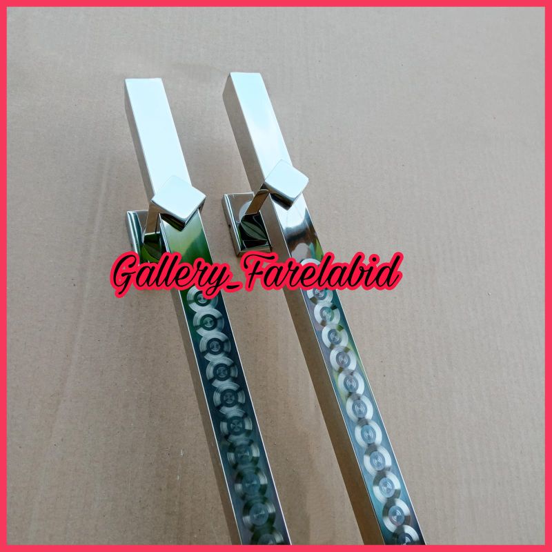 Handle Pintu Rumah Stainless Steel 60 Cm Gagang Pintu Rumah Modern 45 Cm Pegangan Pintu Rumah Tarikan Pintu Rumah Minimalis 33 Cm