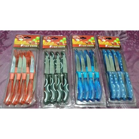 PISAU LIPAT MINI STAINLESS STEEL PISAU DAPUR WARNA WARNI