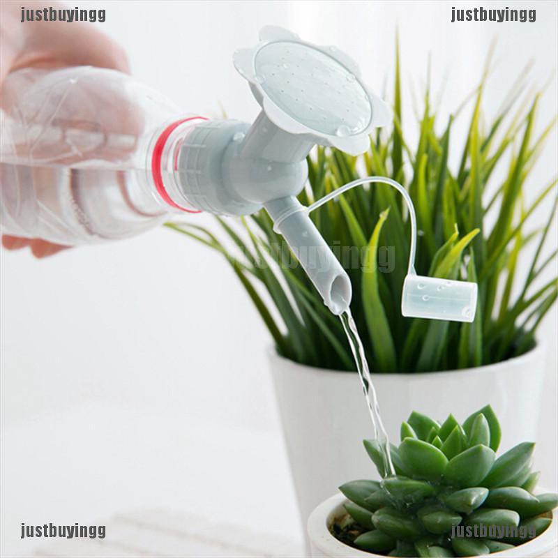 JB✪ 2 In 1 Plastic Sprinkler Nozzle For Waterers Bottle Watering Cans Shower Head