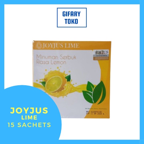 Joyjus Lime Fiber 300 gr Isi 15 Sachet