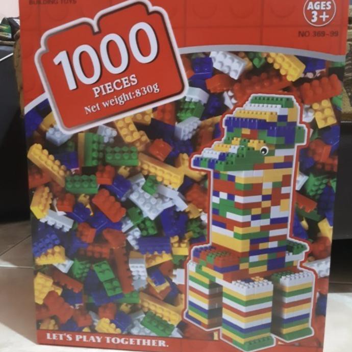 Mainan edukasi anak lego brick 1000 pcs
