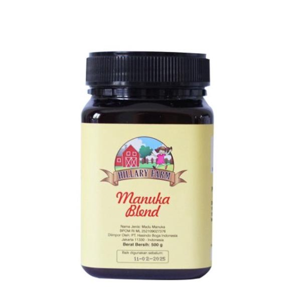 

HILLARY FARM MANUKA HONEY BLEND 500GR FREE SENDOK KAYU & BUBBLEWRAP