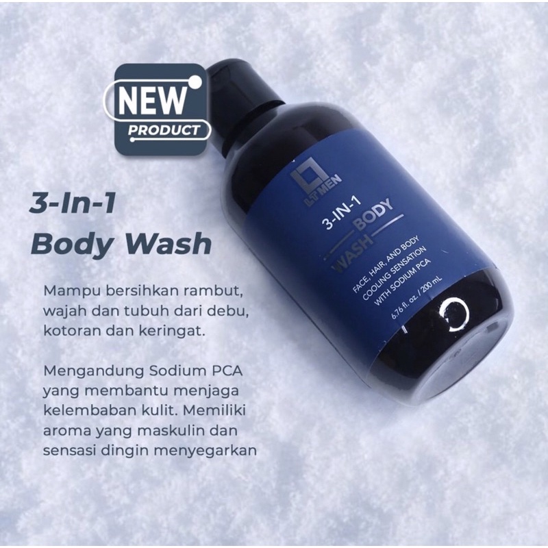 LT MEN 3 - IN - 1 BODY WASH