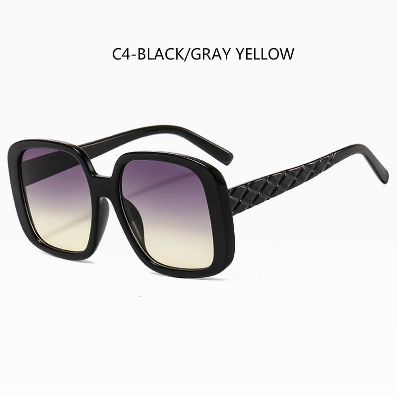 Fashion big frame Korean style square all-match sunglasses