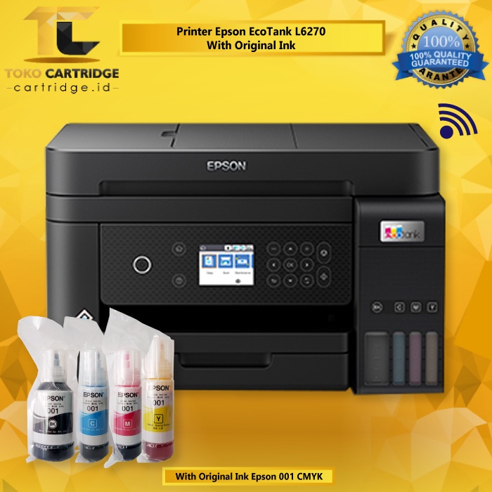 Printer Epson EcoTank L6270 L 6270 l6270  A4 Wi-Fi Duplex All In One Pengganti L6170