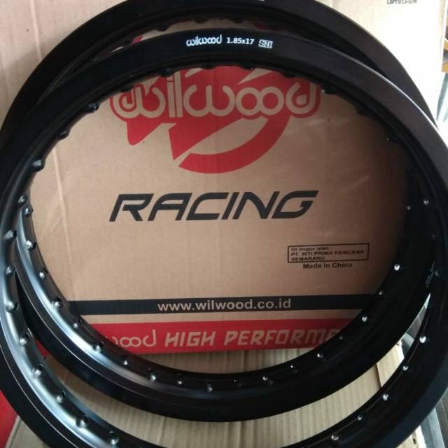 Velg Wilwood WM 185 215 ring 17 hitam kilap