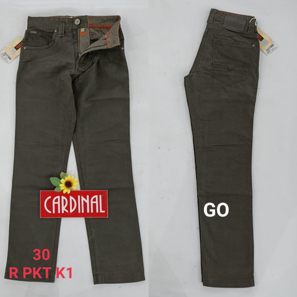 BB 30-PKT CARDINAL CASUAL CELANA POCKETS PANJANG Pria Fashion Laki Brand Kekinian Celana Chino