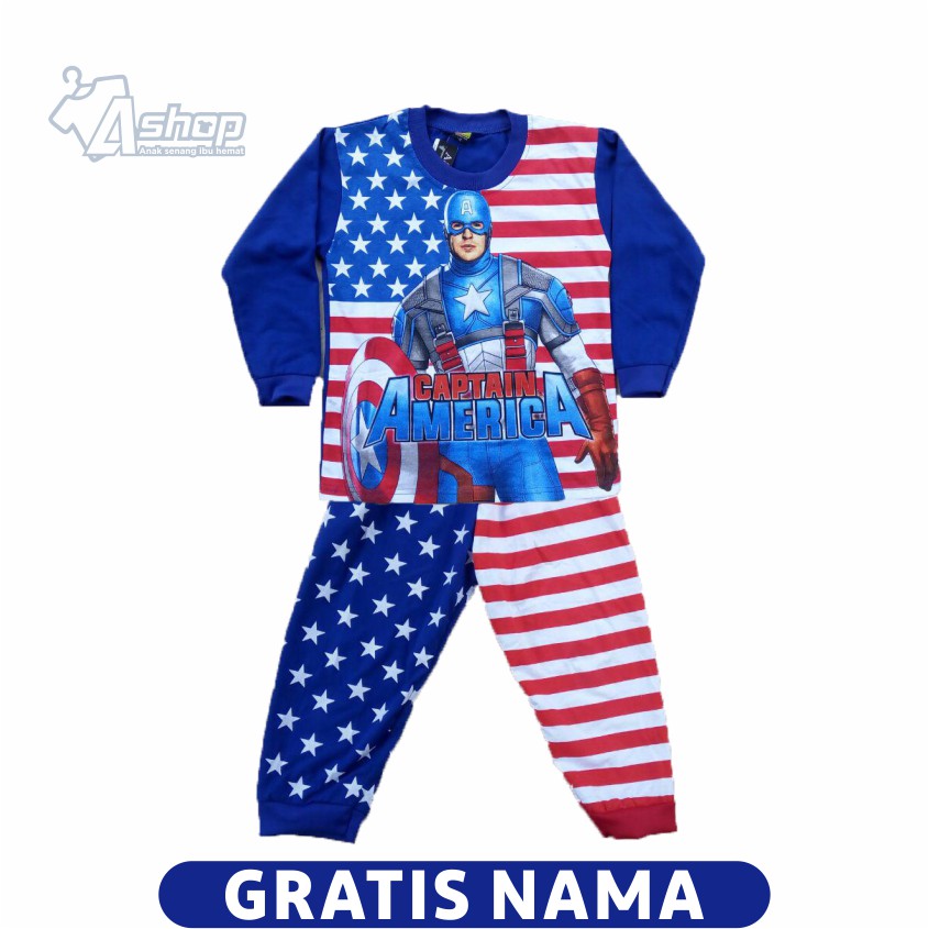 Baju Anak Captain America