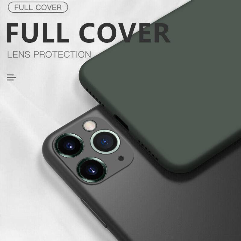 Soft Case Pelindung Kamera Bahan Silikon Untuk iPhone 11 12 13 Pro Max X XS Max XR