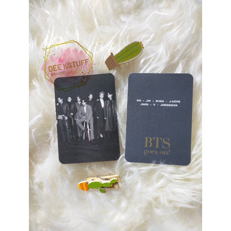 READY STOCK PC GRUP DICON BTS Goes On