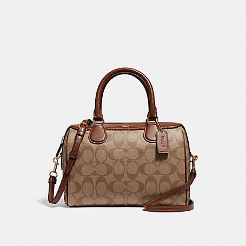 MINI BENNETT SATCHEL (COACH F58312) -Khaki