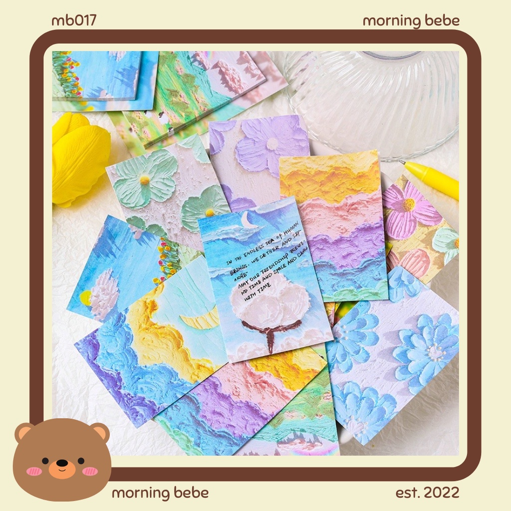 

MB017 STICKY NOTES MOTIF LUKISAN CAT AIR MINYAK / STICKY NOTES MOTIF BUNGA / STICK NOTES PEMANDANGAN / MEMO TEMPEL KANTOR MURAH / NOTEPAD MURAH IMPORT / MEMO POST IT