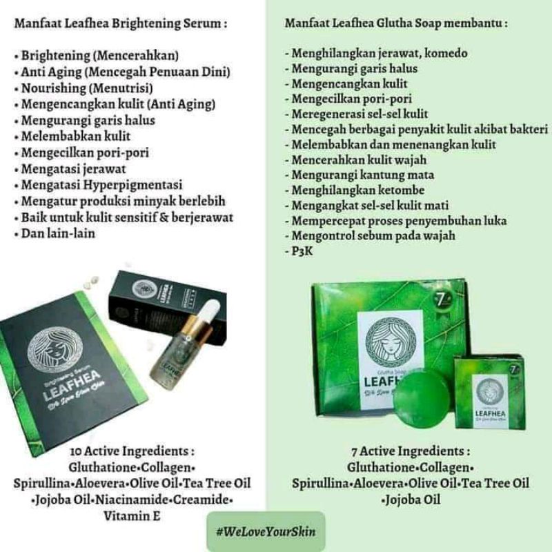 Leafhea Gluta Shoap Original || Sabun Leafhea || Sabun Multifungsi