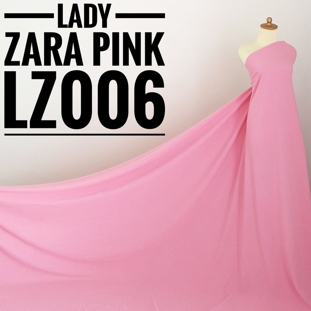Kain Meteran Lady Zara Pink LZ006 (0.5M)