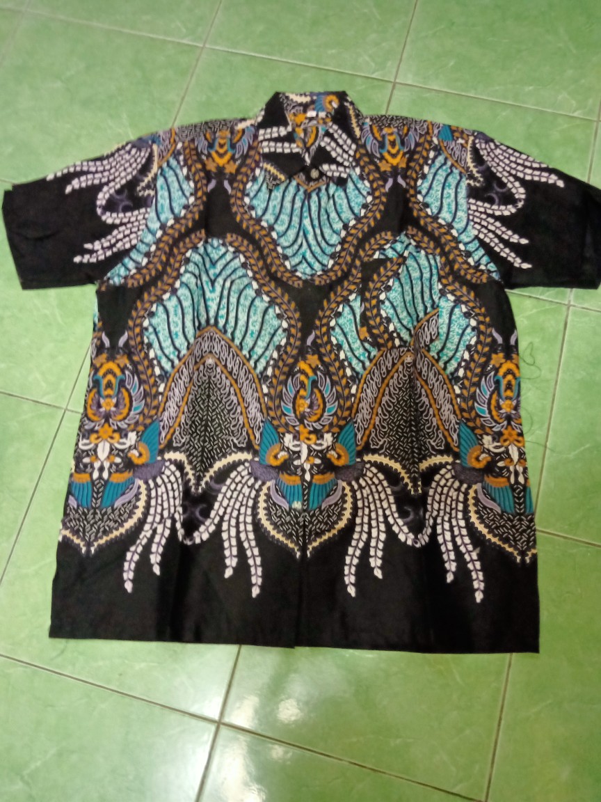 Batik Couple Keluarga Sania Ruffle Ori Ndoro Jowi Dnt Madu Tosca