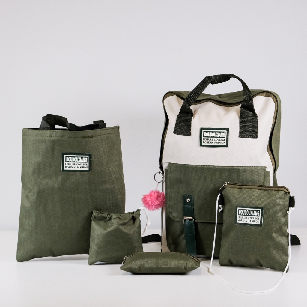 RR TAS AFGAN - Tas Sekolah Anak SD SMP SMA Ransel Backpack Fashion Wanita Korea Stylish-3