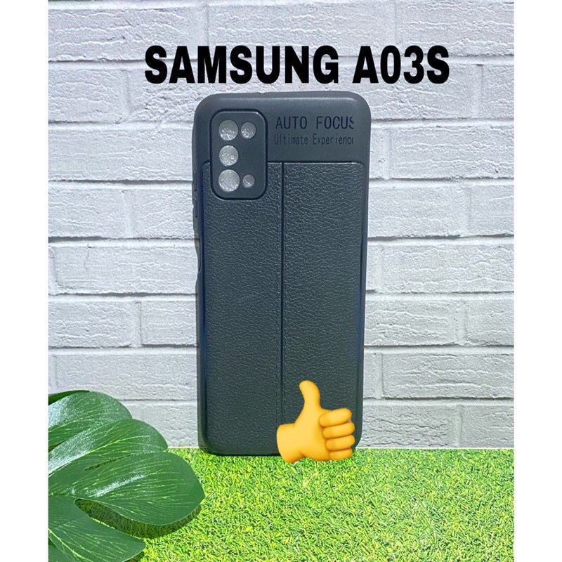 Case Autofokus Samsung A03 A03s Leather Casing