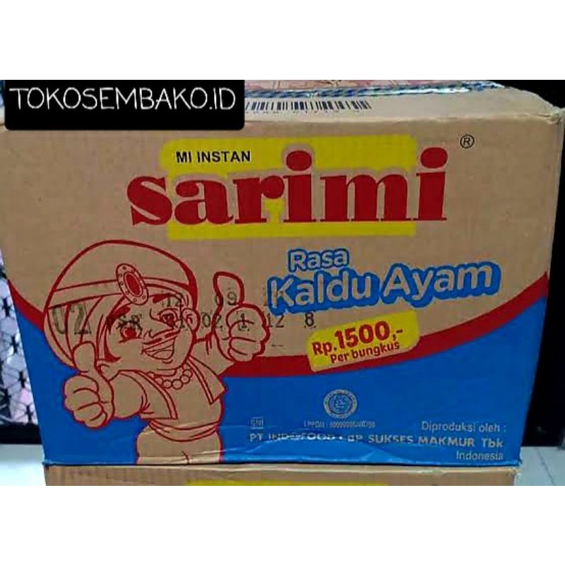 

Mie Instant Sarimi Kaldu Ayam 1 dus 40 Pcs
