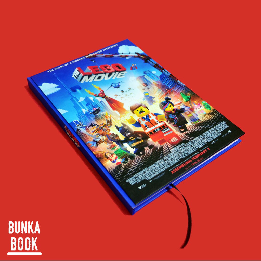 

Note Book Hardcover Lego Movie Ukuran A5 Gift Cuople Agenda Jurnal Binder