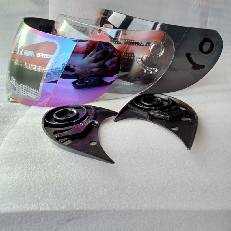 kaca visor helm BMC star BMC Blade 200 MDS sparta helm jpn full face helm full face Honda warna puti