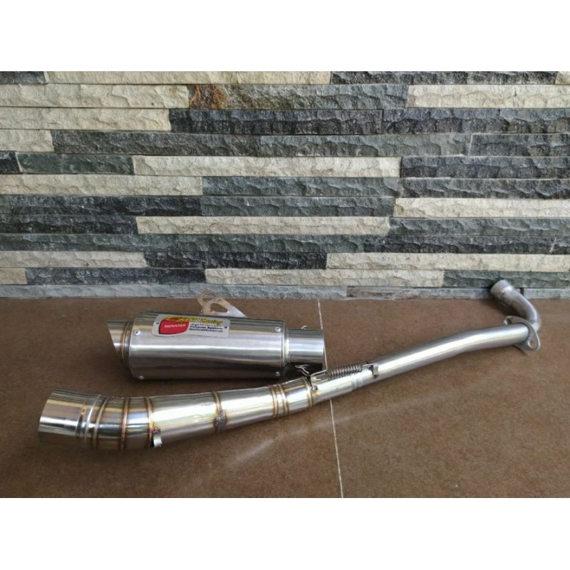 KNALPOT CLD BOOM BEBEK KOLONG KNALPOT SUPRA KNALPOT SUPRA X SUPRA FIT RACING