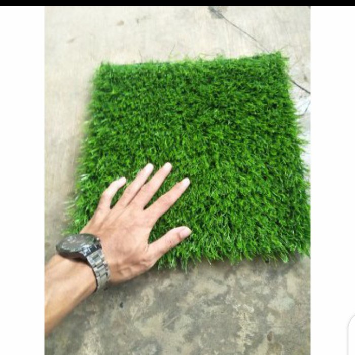 Rumput sintetis swiss tebal 3cm ukuran 25cm x 25cm /Rumput sintetis murah / rumput sintetis /Rumput 