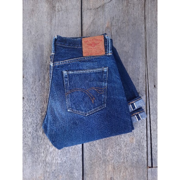 the flat head selvedge denim lot 3009 14,5oz size fit 30 second no iron heart momotaro