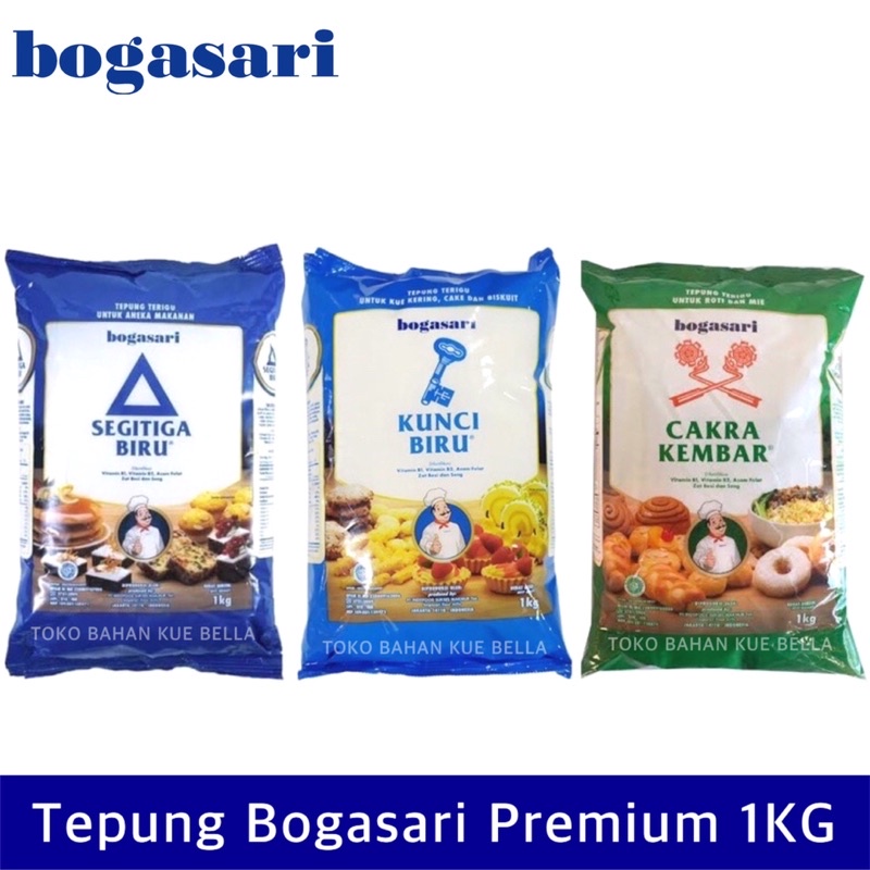 

Tepung Terigu Bogasari PREMIUM 1KG