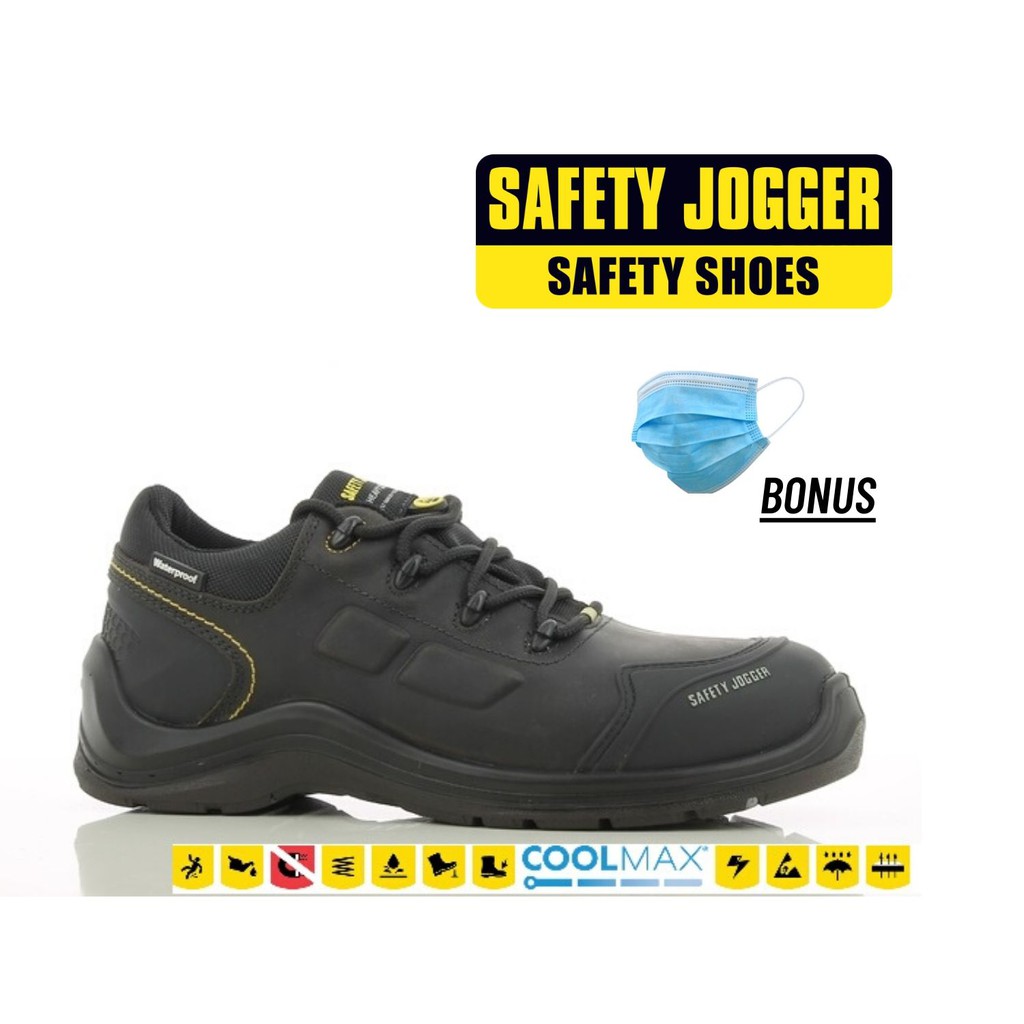 Sepatu Safety JOGGER LAVA BROWN S3 ESD