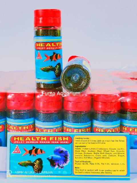 Pakan ikan Pellet Ikan makanan ikan cupang  Health Fish 30gr