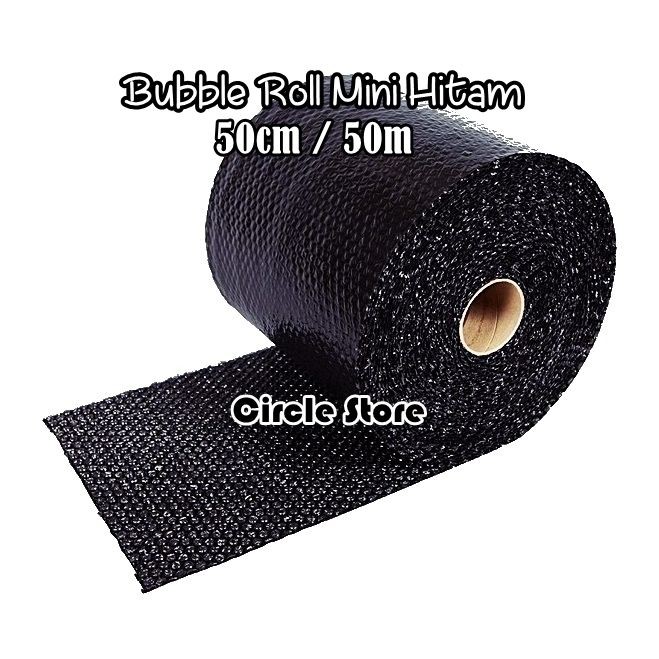 

Bubble Wrap Hitam Mini Grade A / Black Bubble Cutting Roll 50cm x 50m