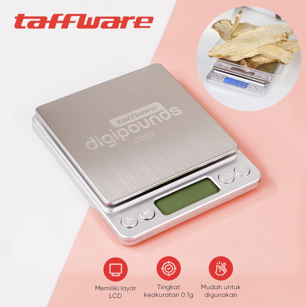 Timbangan Dapur Digital 1kg 2kg 3kg Bumbu Kue Kopi Makanan Mini Kitchen Scale